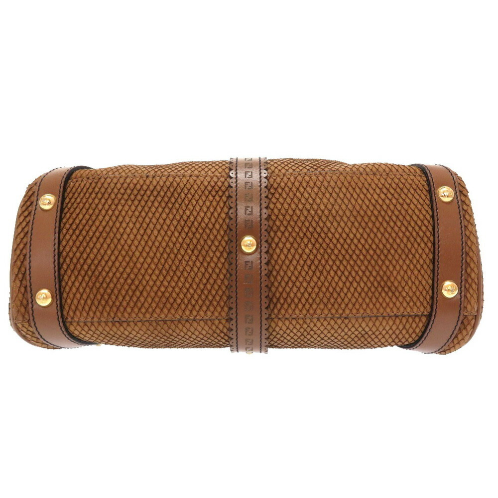 Fendi Python Leather Brown Magic Bolsa Handbag - image 3